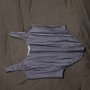 Denim Corset with bone in